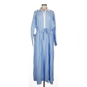 Tuckernuck Cornflower Blue Stripe Tie Front Anna Dress